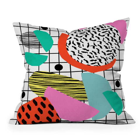 Wacka Designs Posse 1980s style Outdoor Throw Pillow
