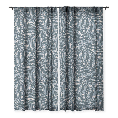 Wagner Campelo Abstract Fern 1 Sheer Non Repeat