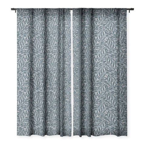 Wagner Campelo Abstract Fern 1 Sheer Window Curtain