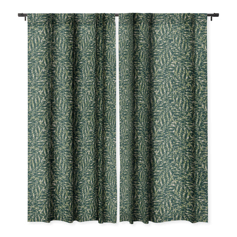 Wagner Campelo Abstract Fern 2 Blackout Window Curtain
