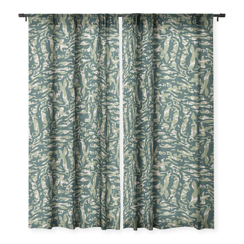 Wagner Campelo Abstract Fern 2 Sheer Non Repeat