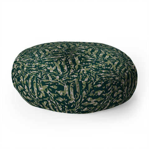 Wagner Campelo Abstract Fern 2 Floor Pillow Round