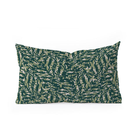 Wagner Campelo Abstract Fern 2 Oblong Throw Pillow
