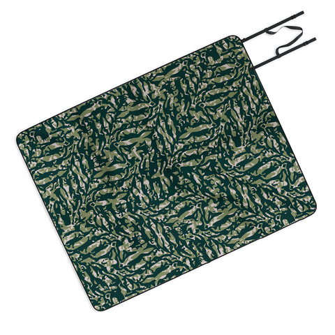 Wagner Campelo Abstract Fern 2 Picnic Blanket