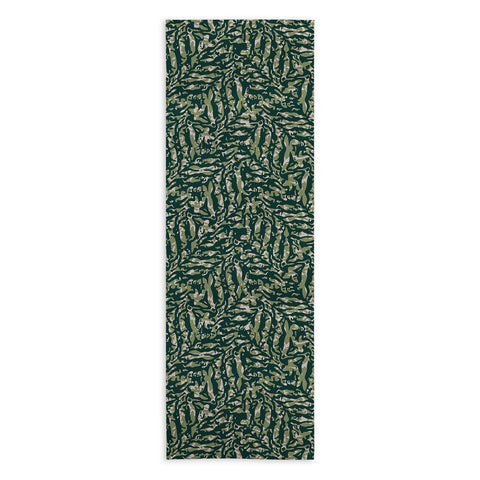 Wagner Campelo Abstract Fern 2 Yoga Towel