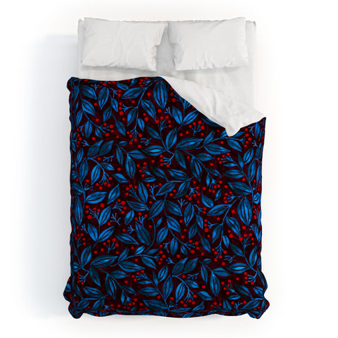 Wagner Campelo Berries And Leaves 5 Duvet Cover