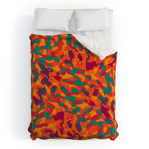 Wagner Campelo Camo 1 Duvet Cover