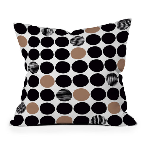 Wagner Campelo Cheeky Dots 1 Outdoor Throw Pillow
