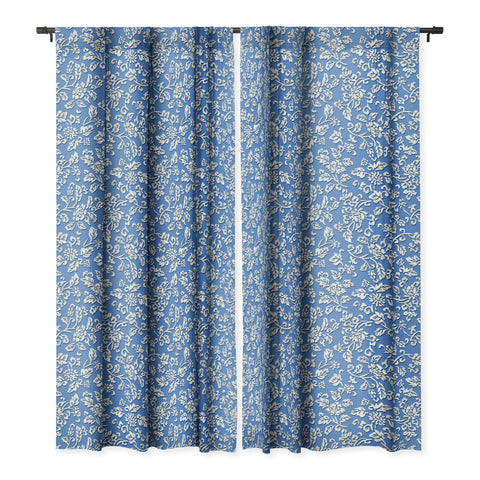 Wagner Campelo Chinese Flowers 1 Blackout Window Curtain
