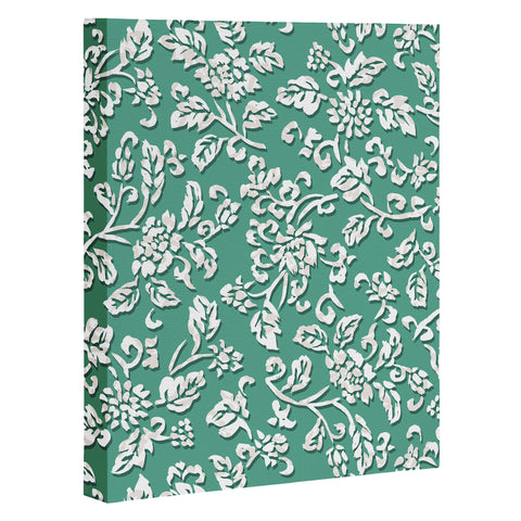 Wagner Campelo Chinese Flowers 3 Art Canvas