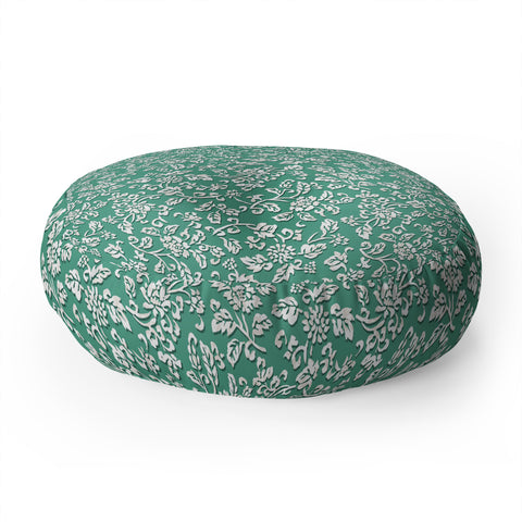 Wagner Campelo Chinese Flowers 3 Floor Pillow Round
