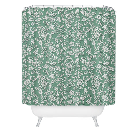 Wagner Campelo Chinese Flowers 3 Shower Curtain
