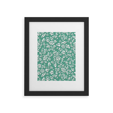 Wagner Campelo Chinese Flowers 3 Framed Art Print