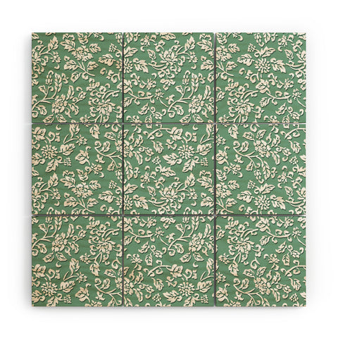 Wagner Campelo Chinese Flowers 3 Wood Wall Mural