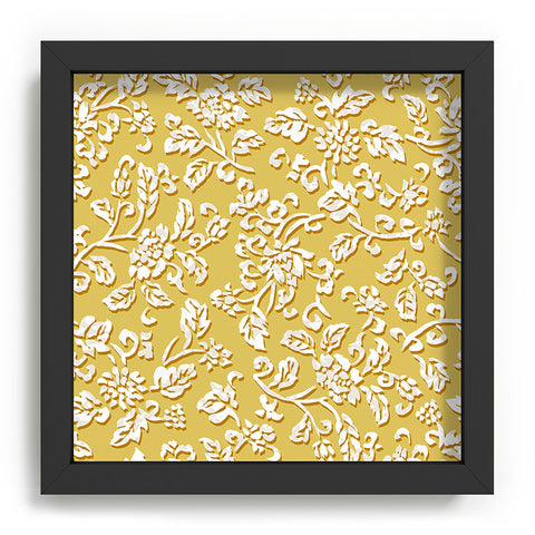 Wagner Campelo Chinese Flowers 4 Recessed Framing Square