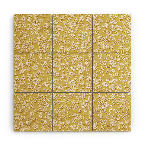 Wagner Campelo Chinese Flowers 4 Wood Wall Mural