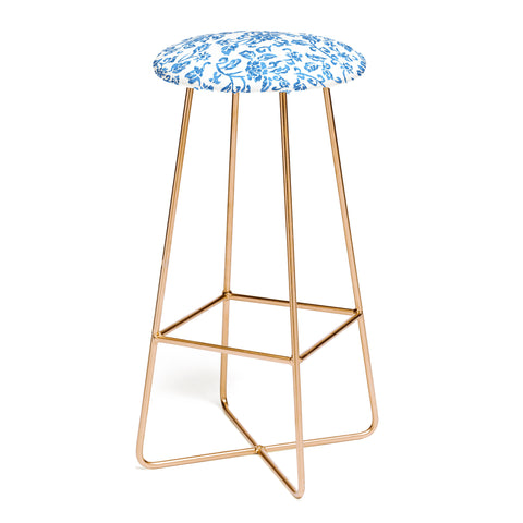 Wagner Campelo Chinese Flowers 5 Bar Stool