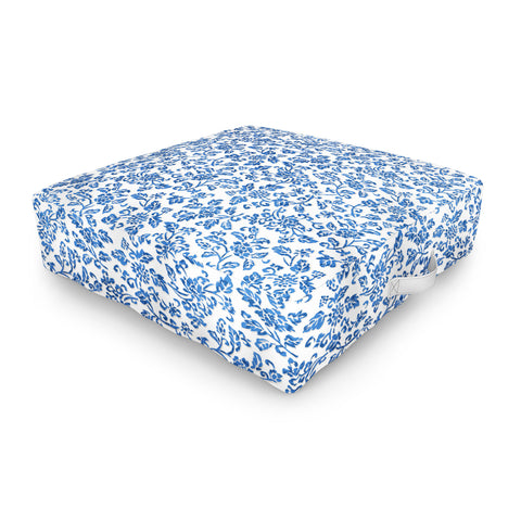 Wagner Campelo Chinese Flowers 5 Outdoor Floor Cushion