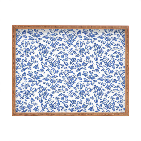Wagner Campelo Chinese Flowers 5 Rectangular Tray