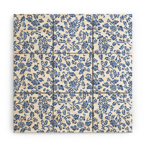 Wagner Campelo Chinese Flowers 5 Wood Wall Mural