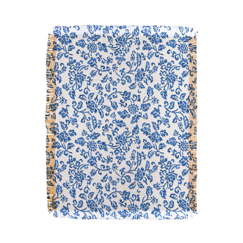 Wagner Campelo Chinese Flowers 5 Throw Blanket