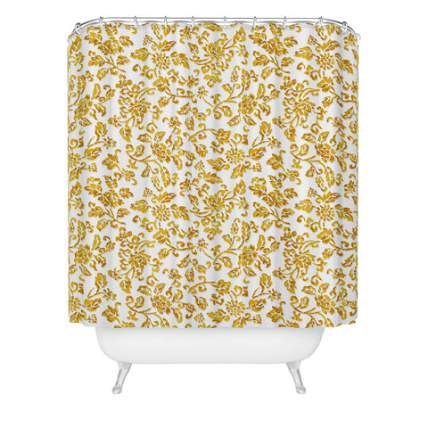 Wagner Campelo Chinese Flowers 8 Shower Curtain