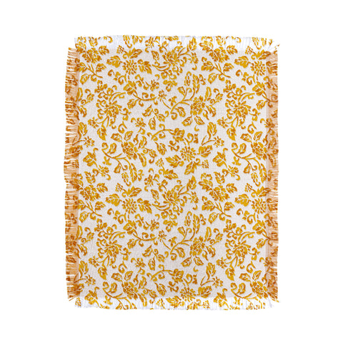 Wagner Campelo Chinese Flowers 8 Throw Blanket
