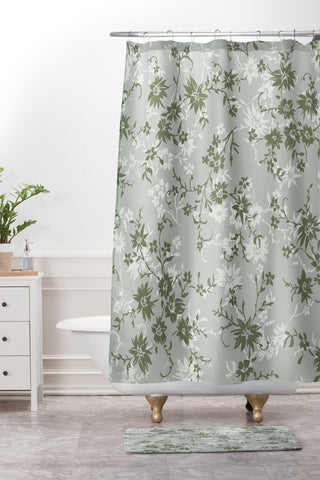 Wagner Campelo Florada 1 Shower Curtain And Mat