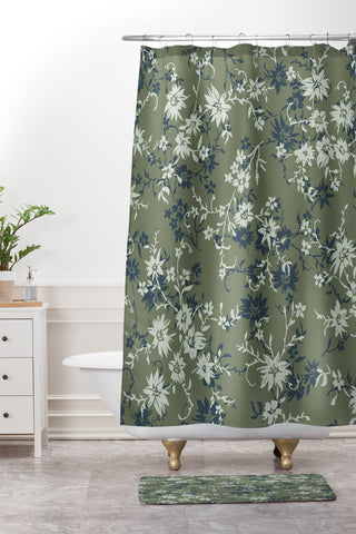 Wagner Campelo Florada 3 Shower Curtain And Mat