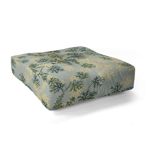 Wagner Campelo Garden Weeds 1 Floor Pillow Square