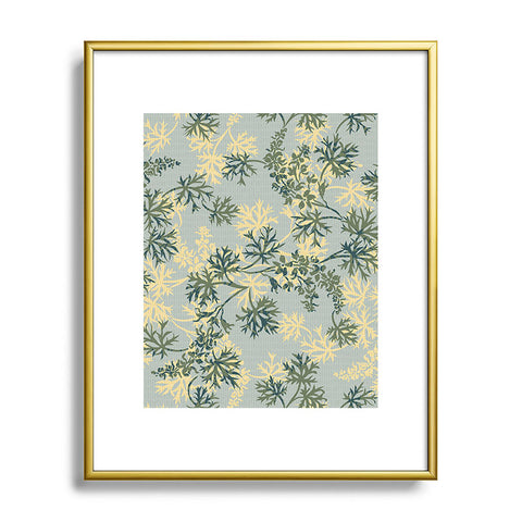 Wagner Campelo Garden Weeds 1 Metal Framed Art Print