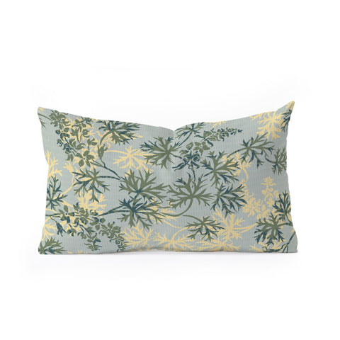 Wagner Campelo Garden Weeds 1 Oblong Throw Pillow