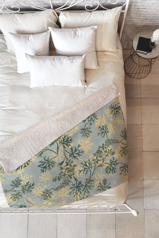 Wagner Campelo Garden Weeds 1 Fleece Throw Blanket