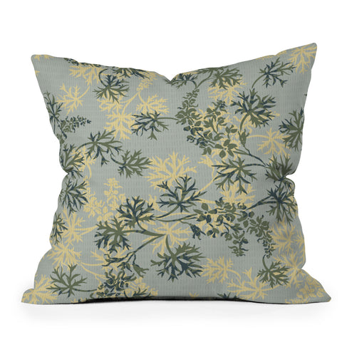 Wagner Campelo Garden Weeds 1 Outdoor Throw Pillow