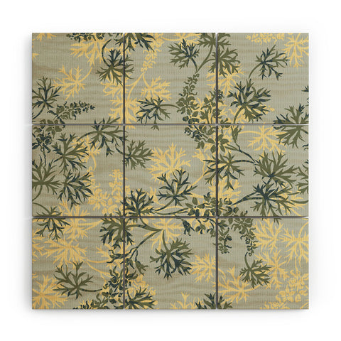 Wagner Campelo Garden Weeds 1 Wood Wall Mural