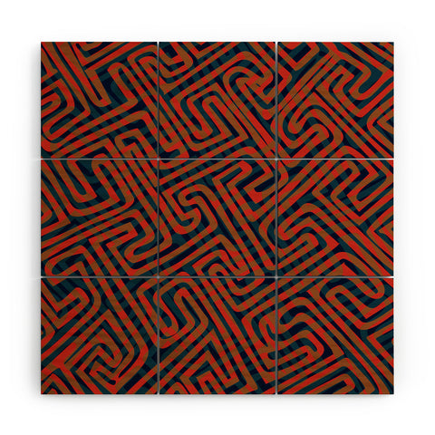 Wagner Campelo Intersect 1 Wood Wall Mural