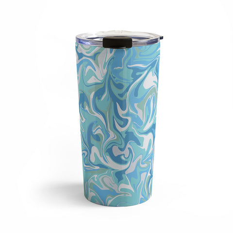 Wagner Campelo MARBLE WAVES SERENITY Travel Mug