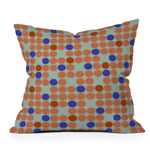 Wagner Campelo MIssing Dots 1 Outdoor Throw Pillow