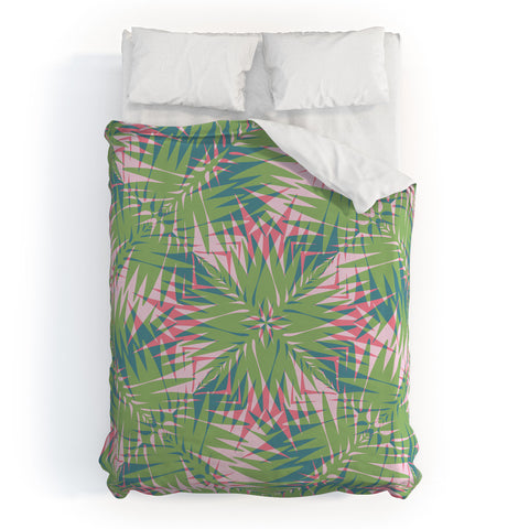 Wagner Campelo PALM GEO LIME Duvet Cover