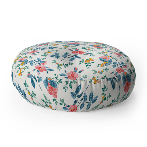 Wagner Campelo RoseFruits 1 Floor Pillow Round