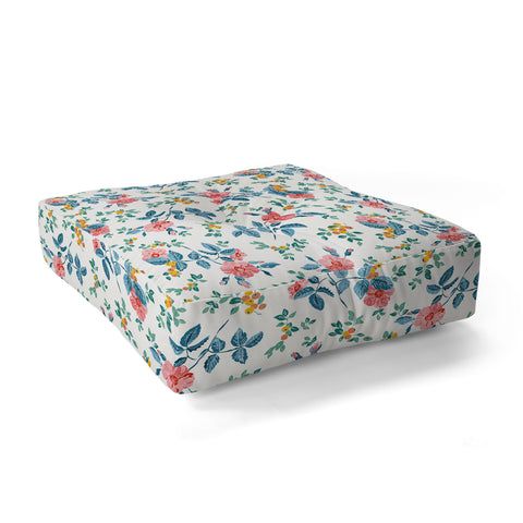 Wagner Campelo RoseFruits 1 Floor Pillow Square