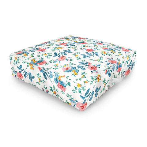 Wagner Campelo RoseFruits 1 Outdoor Floor Cushion