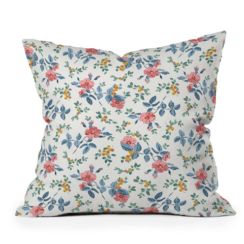 Wagner Campelo RoseFruits 1 Throw Pillow