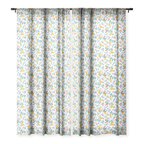 Wagner Campelo RoseFruits 2 Sheer Window Curtain