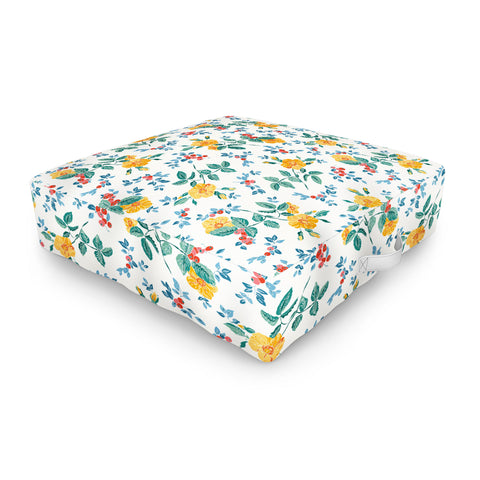 Wagner Campelo RoseFruits 2 Outdoor Floor Cushion