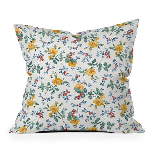 Wagner Campelo RoseFruits 2 Throw Pillow