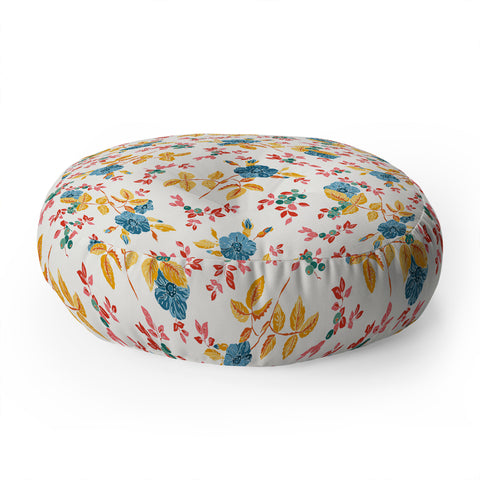 Wagner Campelo RoseFruits 4 Floor Pillow Round