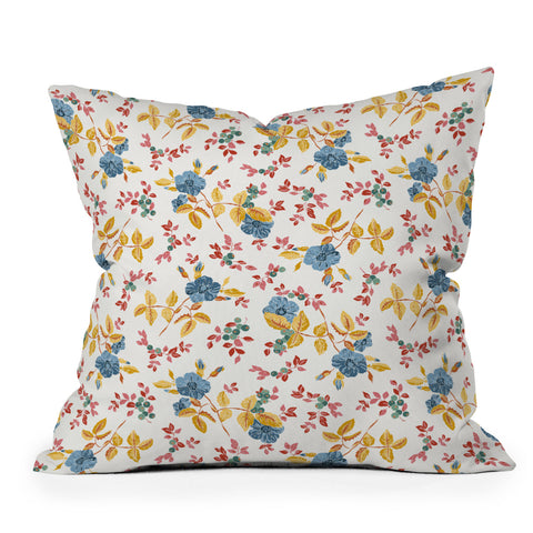Wagner Campelo RoseFruits 4 Outdoor Throw Pillow