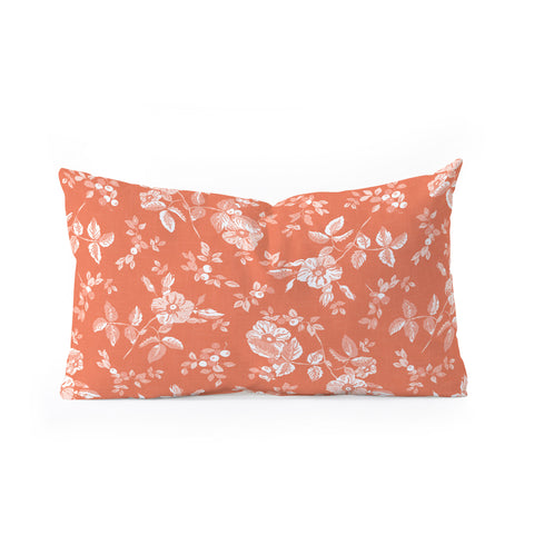 Wagner Campelo RoseFruits 6 Oblong Throw Pillow