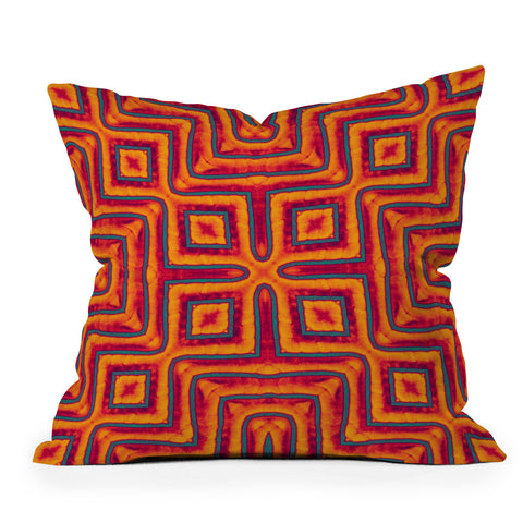 Wagner Campelo Sanchezia X Outdoor Throw Pillow